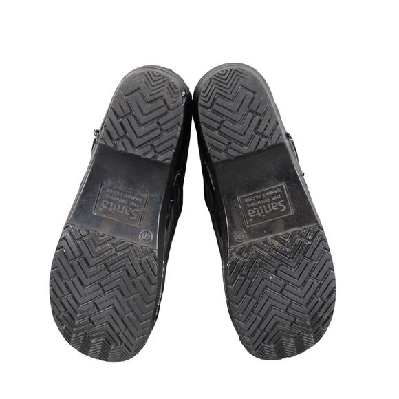 Sanita Shoes Womens 40 Clogs Comfort Slip On Danish Patent Leather Work Classic - Picture 12 of 16